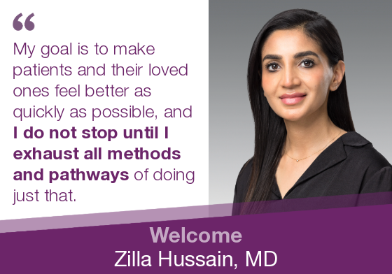 Capital Digestive Care welcomes Dr. Zilla Hussain.